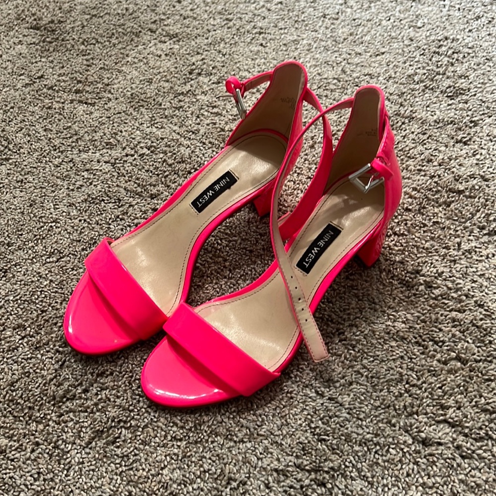 hot pink heels size 6.5